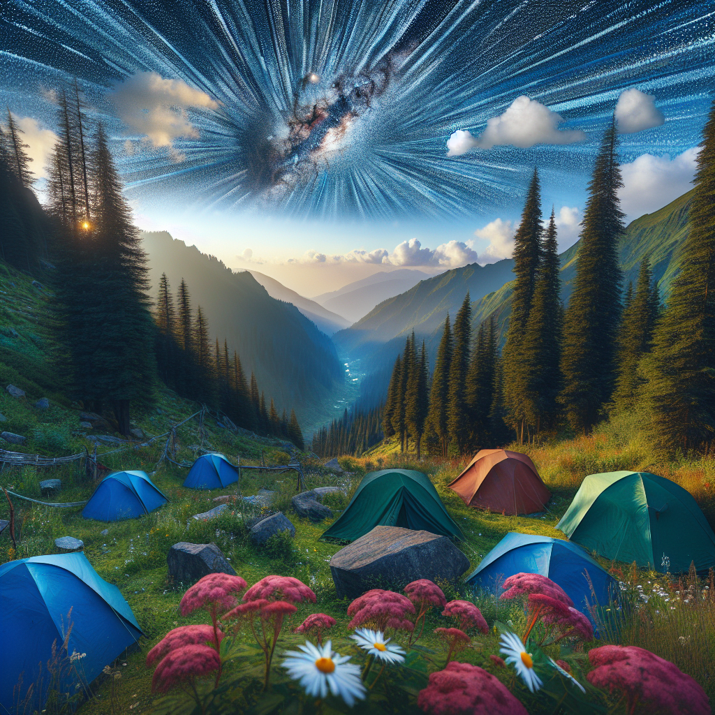 High mountains camping package